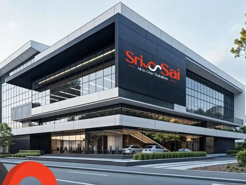Aluminium composite panel building facade