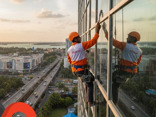 Building exterior maintenance