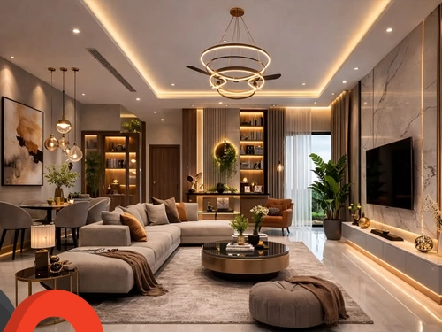 Interior renovation in progress